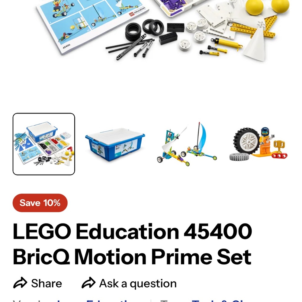 Lego Education Bric Q 45400 designed for children 10+ - Picture 9 of 9
